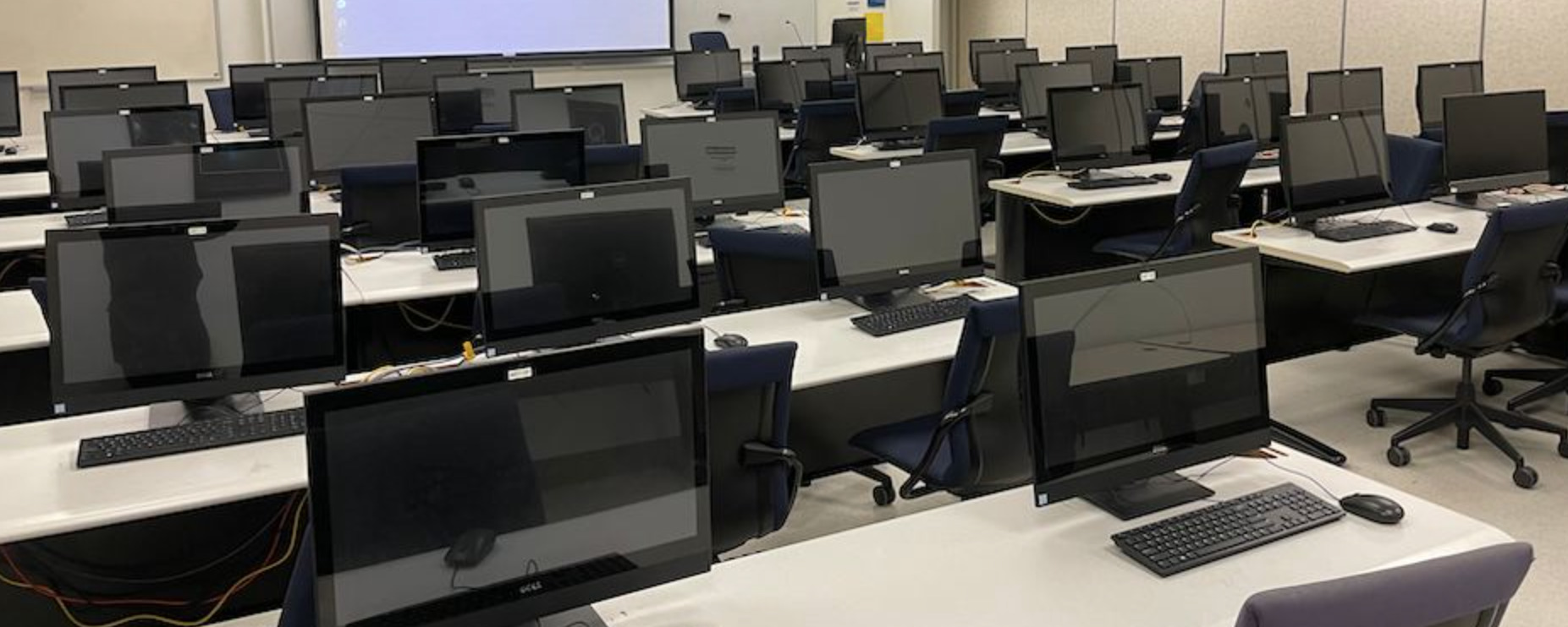 Cover photo of a computer lab